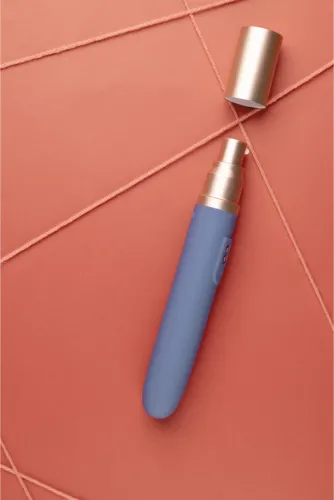 loveline blue horizon - wibrator podrożny z komorą na lubrykant 13 ml na Arena.pl