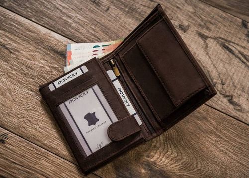 Duży skórzany portfel z indywidualnym wzorem na Arena.pl