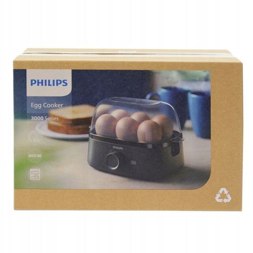 Jajowar PHILIPS HD9137 urządzenie do gotowania jajek DO 6 JAJ 400W na Arena.pl