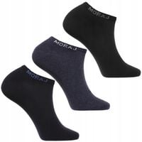 Skarpety Stopki Męskie Gładkie Bawełniane MORAJ 3-PAK Zestaw 43-45