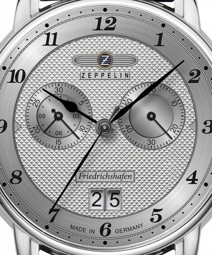 Zegarek Męski Zeppelin 85844 czarny pasek na Arena.pl