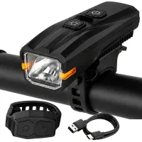 Lampka rowerowa przednia led mocna akumulatorowa do roweru pilot klakson