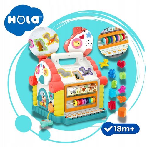 Interaktywny domek sorter Hola ZA3518 18 m + na Arena.pl