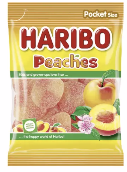 HARIBO ŻELKI 80G PEACHES zdjęcie 1