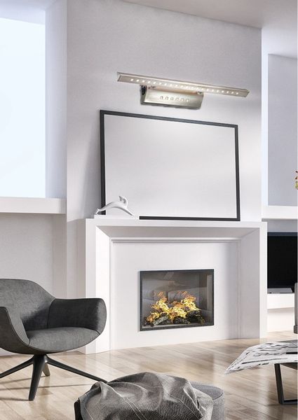 Forte LED 3 kinkiet 7W LED rurka trójkątna z wyłącznikiem satyna zdjęcie 2