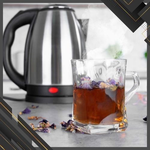 CZAJNIK ELEKTRYCZNY BEZPRZEWODOWY STALOWY DUŻY MOCNY SREBRNY 2200 W na Arena.pl