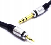 KABEL AUX JACK 3,5 - JACK 6,3 STEREO 1,5M VITALCO