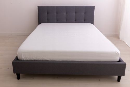 NERI  160X200 ŁÓŻKO TAPICEROWANE SZARE na Arena.pl