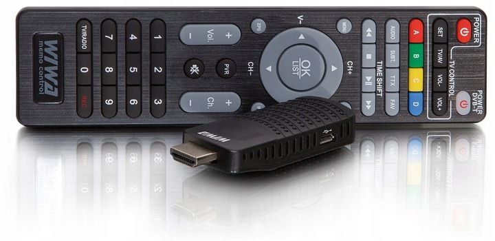 DEKODER TUNER DO TV NAZIEMNEJ DVB-T2 H.265 FULL HD MINI STICK PILOT zdjęcie 15