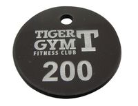 Brelok z plexi kolor czarny 4x4 cm, grubość 3mm - 50szt.