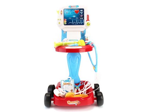 WÓZEK LEKARSKI Mały Doktor Z Akcesoriami Czerwony na Arena.pl