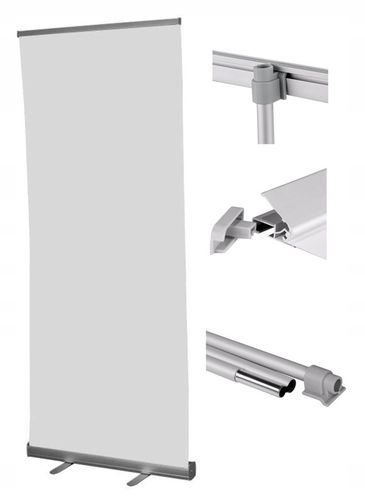 ROLL-UP 85x200, ROLLUP z wydrukiem 24h BLOCKOUT - reklama TARGI na Arena.pl