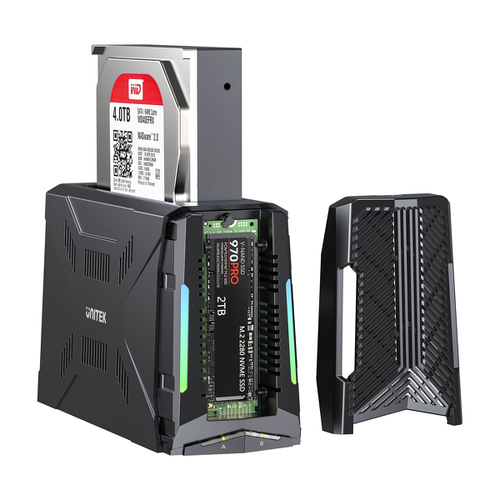 Unitek Stacja dokująca, 1x dysk M.2 NVMe, 1x dysk SATA, USB-C 10 Gbps na Arena.pl