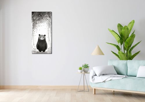 Obraz 40x90cm Ciekawski Miś na Arena.pl