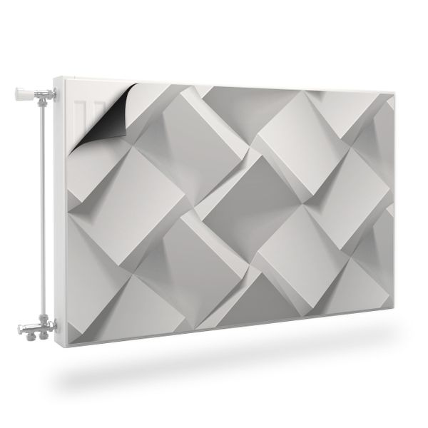 Mata Magnetyczna Na Grzejnik GEOMETRYCZNE Wzory Efekt 3D 100cm x 60cm zdjęcie 1