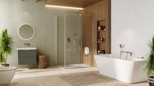 Clever 2.0 bateria umywalkowa podtynkowa komplet, chrom na Arena.pl