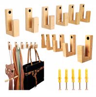 Wieszaki scienny drewniany na klucze przybory kuchenne czapki Sklejka Eko