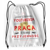 Plecak Dla Youtubera Sportowy Szkolny Worek Torba Z Nadrukiem Ze Zdjęciem