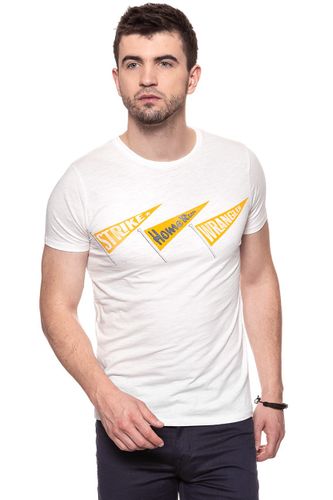 WRANGLER OVERDYE TEE OFFWHITE W7B36EB02 L na Arena.pl