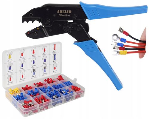 SZCZYPCE ZACISKARKA ZESTAW TULEJEK KONEKTORÓW 300 na Arena.pl