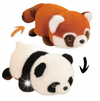 Maskotka Mała CZERWONA PANDA & BIAŁA PANDA 25cm maskotka dwustronna TM