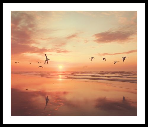 Plakat 60x50cm Spokojna Przystań na Arena.pl