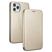 beline etui book magnetic iphone 12/12pro 6,1 złoty/gold
