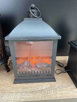 Lampka LED Imitująca Płomień Dekoracja Świąteczna Efekt Ognia, USB/Baterie