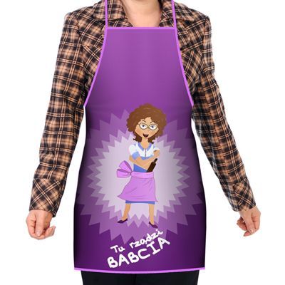 FARTUSZEK KUCHENNY - TU RZĄDZI BABCIA zdjęcie 1