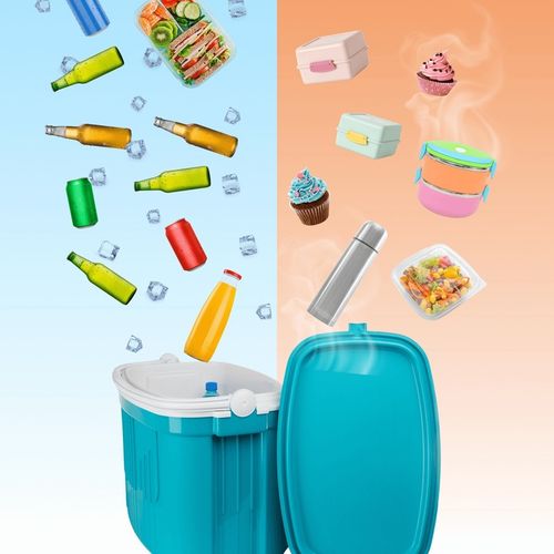 DUŻA LODÓWKA TURYSTYCZNA 42L na WKŁADY MROŻĄCE do AUTA kemping PODRÓŻY na Arena.pl