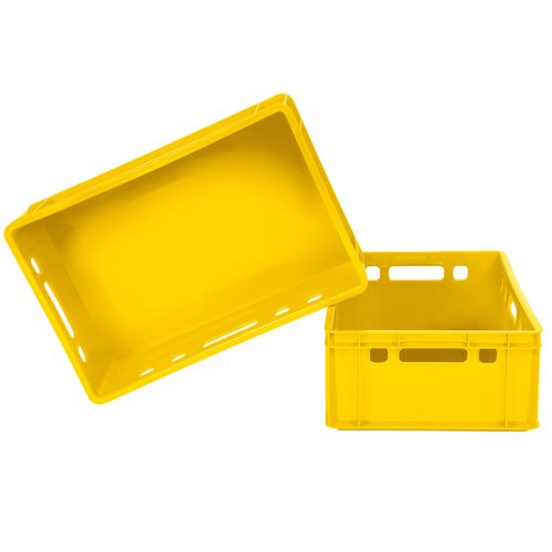 Skrzynka żółta E2 Jestic pojemnik spożywczy na wędliny mięso + atest na Arena.pl