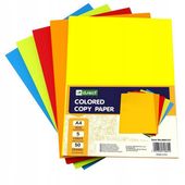 Papier kolorowy ksero A4 D.RECT MIX KOLORÓW 5x50 arkuszy intensywne kolory