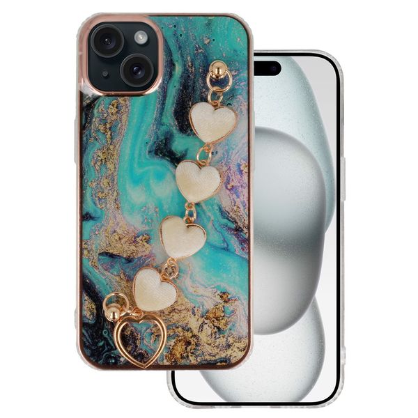 Trend Case do Iphone 15 Plus wzór 6 niebieski zdjęcie 1