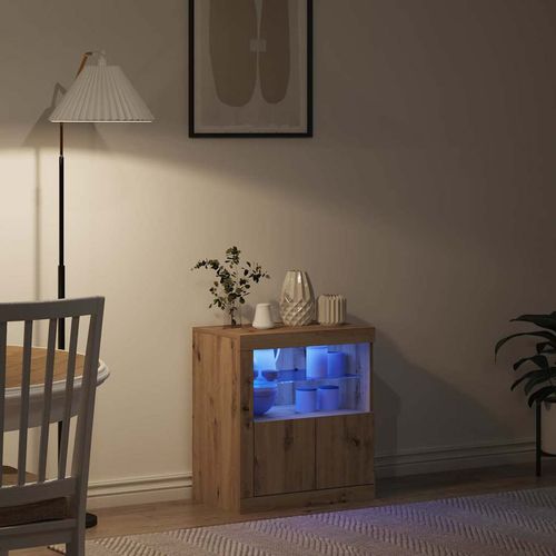 Bufet Brązowy 60.5 x 37 x 67 cm Materiał drewnopochodny na Arena.pl