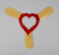 Walentynkowy bumerang powracający praworęczny