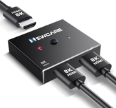 NEWCARE Przełącznik HDMI 2.1 8K 60Hz 4K 120Hz Switch Splitter HDR