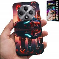 ETUI DO OPPO RENO12 F / 12FS 5G - SAMOCHODY FAN, WZORY DLA MĘŻCZYZN +FOLIA