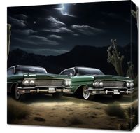 Obraz 50x50cm Nostalgiczne Spotkanie