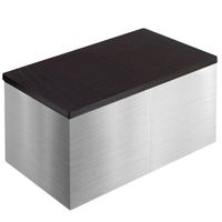 Podwójne srebrne pudełko urna dla dwóch osób dorosłych