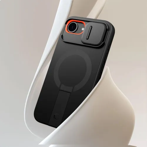 etui tech-protect kevlar aura magsafe na iphone 16e - czarne na Arena.pl