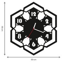 ZEGAR ŚCIENNY RETRO 58cm XXL 136.11