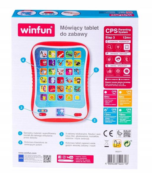 SMILY PLAY BYSTRY TABLET INTERAKTYWNY UCZY WINFUN zdjęcie 5