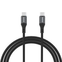 kabel przewód z oplotem l3cc usb-c - usb-c 60w 1.2m - czarny