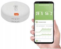 CZUJNIK MINI TEMPERATURY WILGOTNOŚCI TERMOMETR TUYA ZIGBEE