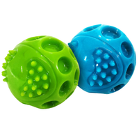 HILTON SQUEAK BALL 7,5 cm piszcząca piłka zabawka gryzak psa z wypustkami