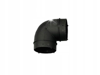 Kolanko czarne TRUMA BG 90' 65/72mm
