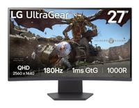Zakrzywiony Monitor LG UltraGear 27GS60QC-B 27'' 2K VA 180Hz 1ms HDR10