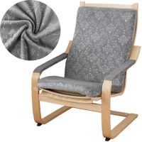 POKROWIEC NA FOTEL FINKA WELUR PREMIUM SZARY