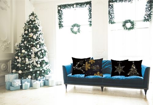 4x ZESTAW POSZEWKA NA PODUSZKĘ ŚWIĄTECZNA POSZEWKI ŚWIĄTECZNE Święta 40X40 na Arena.pl