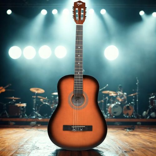 GITARA KLASYCZNA 4/4 DO NAUKI DLA POCZĄTKUJĄCYCH STROIK + KOSTKI + AKORDY na Arena.pl